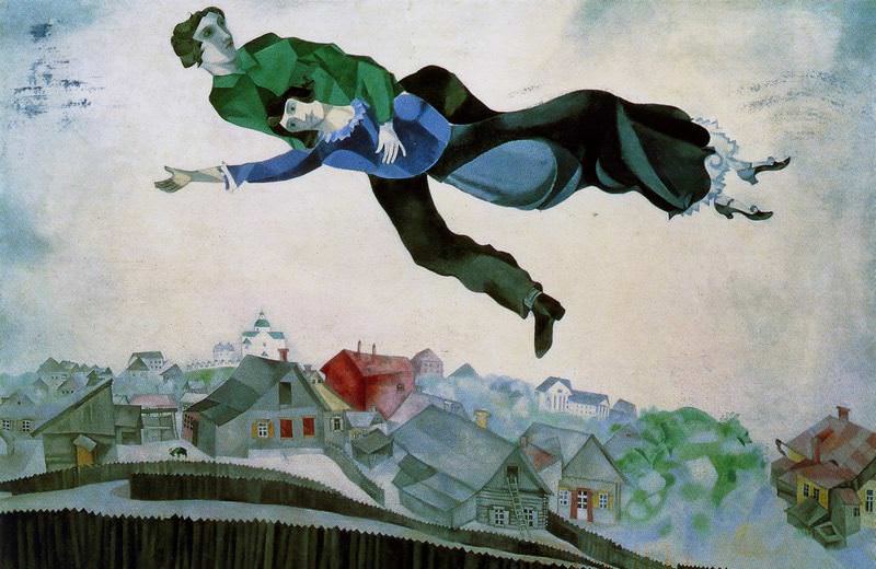Over The Town by Marc Chagall