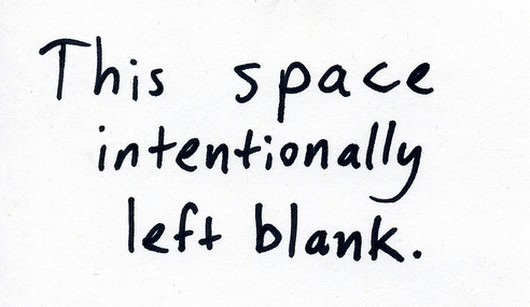 What Does Nothing Feel Like?